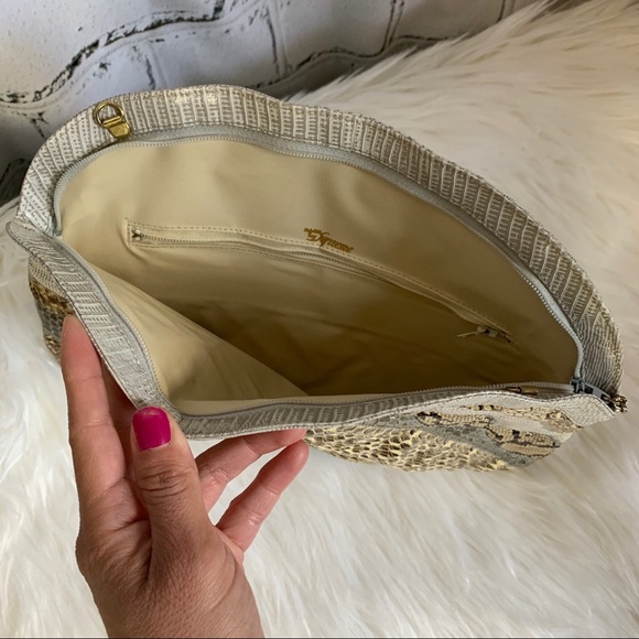 Vtg 70s Bags by Supreme Patchwork Snakeski… - Picture 6 of 8